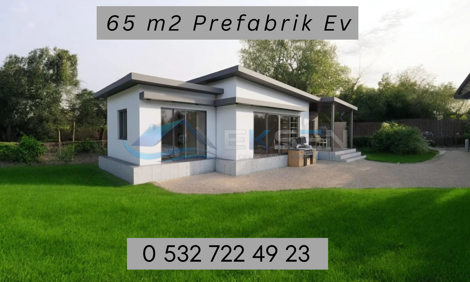 65 m² Prefabrik Ev