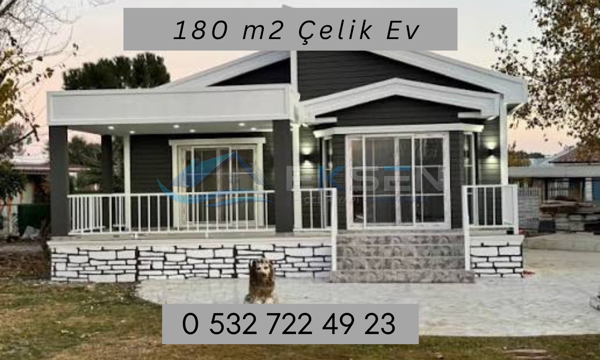 180 m² Çelik Ev