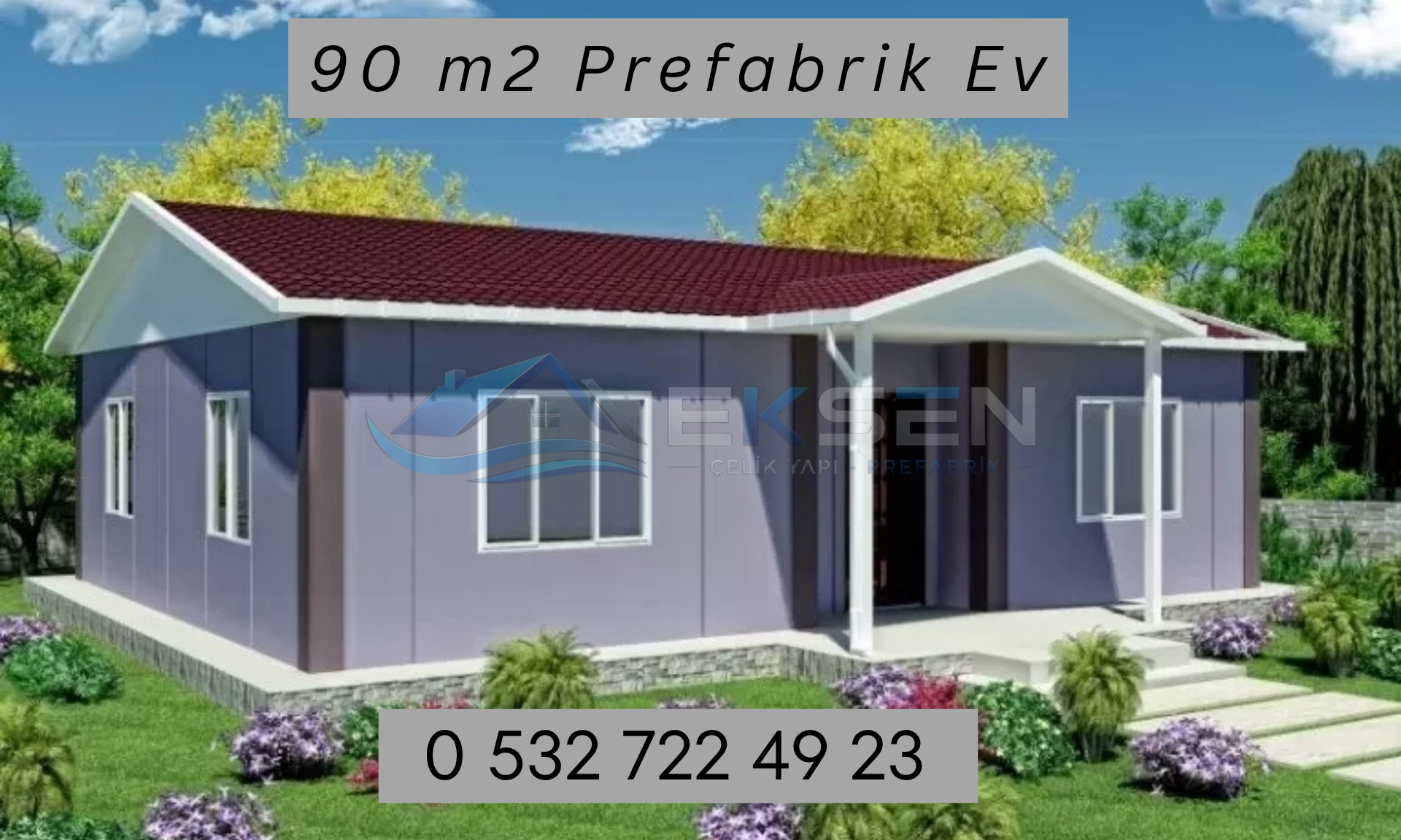 90 m² Prefabrik Ev