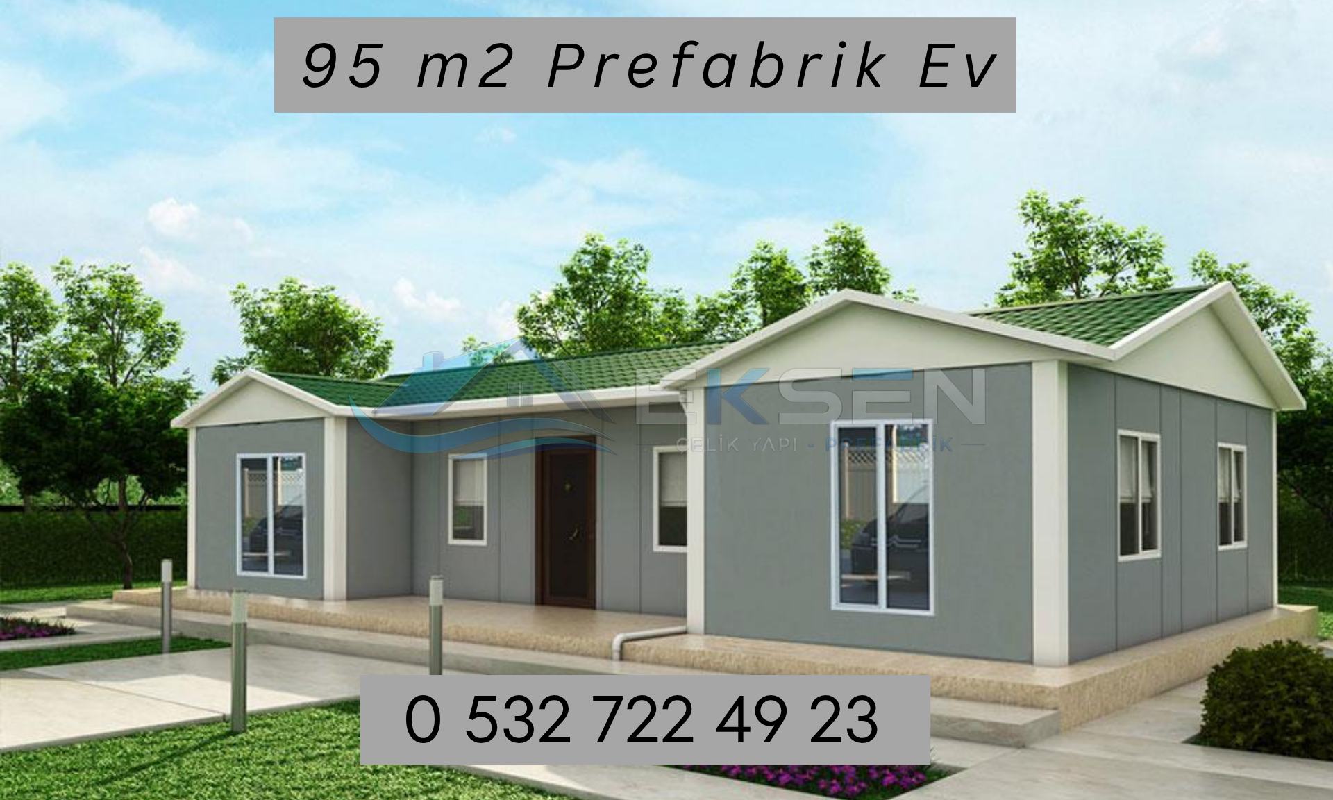 95 m² Prefabrik Ev
