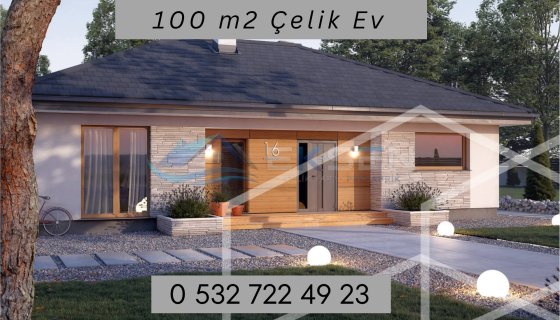 100 m² Çelik Ev