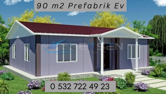 90 m² Prefabrik Ev